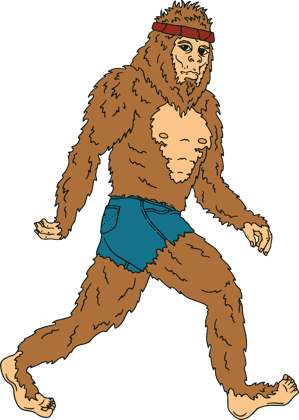 The Woodbooger mid-stride