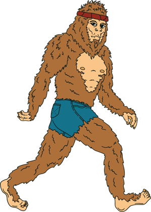 The Woodbooger mid-stride